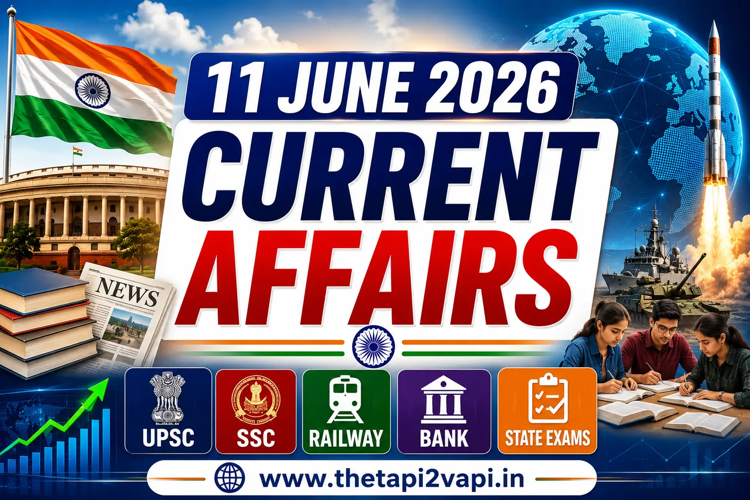 11 june 2026 current affairs| Daily Current Affairs | UPSC, SSC, Railway, Bank Exam