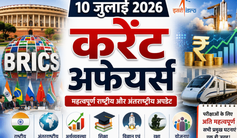 10 july 2026 Current Affairs in Hindi