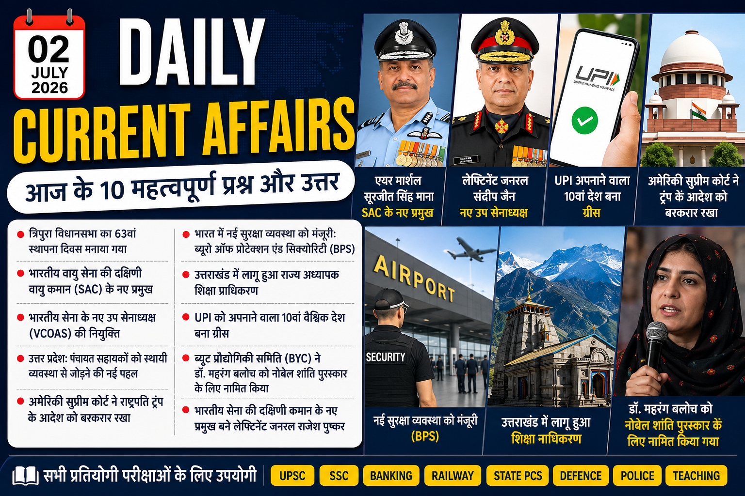 02 julay Current Affairs in Hindi
